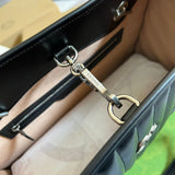 Side profile of elevated premium women's handbag – women's luxury handbag