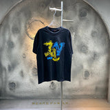 Front view of Louis Vuitton cotton t-shirt with runway-inspired design