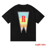 Full styled look of Rhude luxury clothing with runway-inspired design