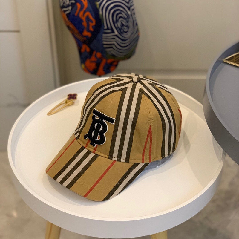 Front view of Burberry unisex cap