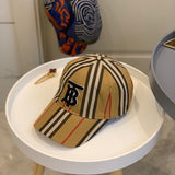 Front view of Burberry unisex cap
