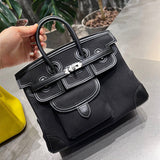  tailored carryall bag styled with outfit