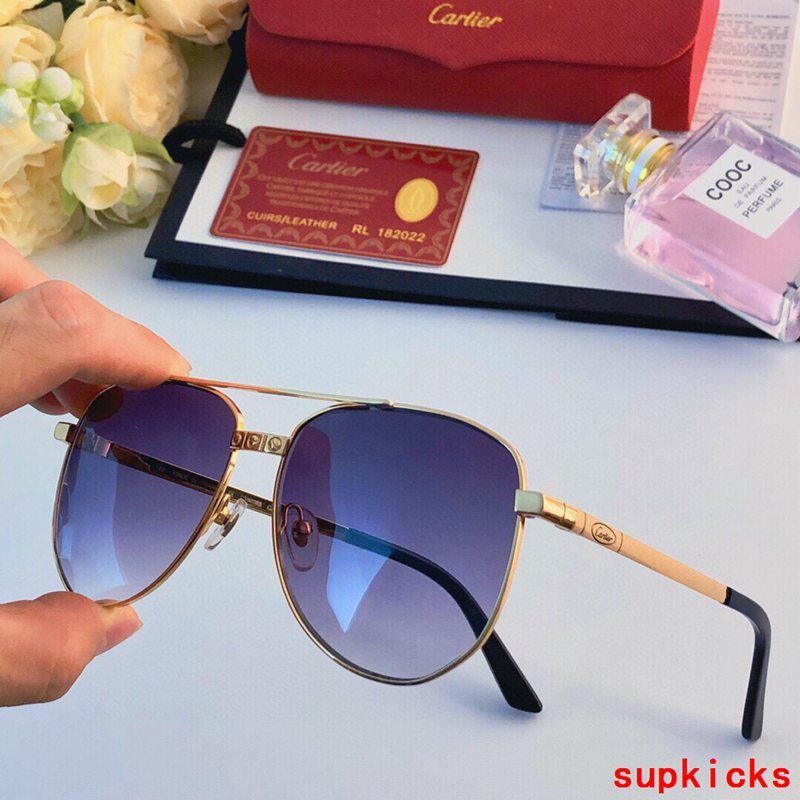 Lifestyle view of Cartier unisex sunglasses