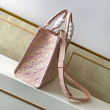 Close-up detail of refined signature women's handbag – women's premium purse