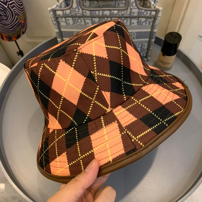 Side view of Burberry unisex cap