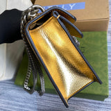 Interior view of statement polished women's handbag – women's luxury handbag