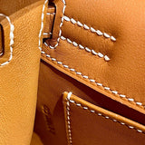 Close-up detail of sculpted bag design