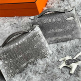  Tailored carryall bag carried on shoulder