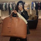  Effortless carryall bag carried on shoulder