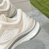 Gucci muted earth tones luxury sneakers view 10 retro runner design