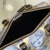 Front view of modern structured women's handbag – women's premium purse