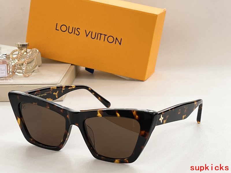 Angled view of Louis Vuitton unisex sunglasses
