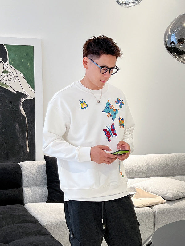 Side profile of Louis Vuitton luxury clothing with contemporary cut