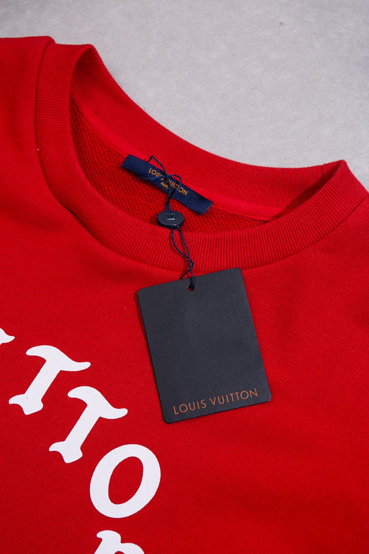 Back view of Louis Vuitton luxury clothing with logo-detail design