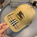 Front view of Burberry unisex cap