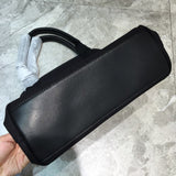 Statement Faux Leather Handbag - Smooth Faux-Leather Exterior | Women's Fashion Handbag #764 - hardware and detail close-up (image 5) of designer-inspired handbag