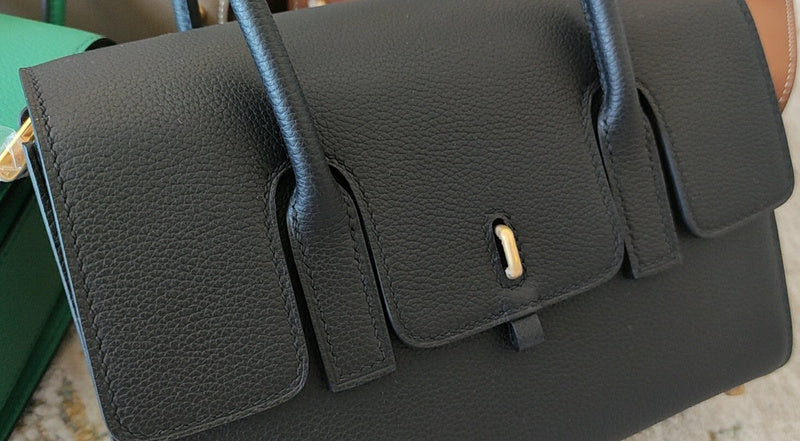 Interior view of sculpted premium bag