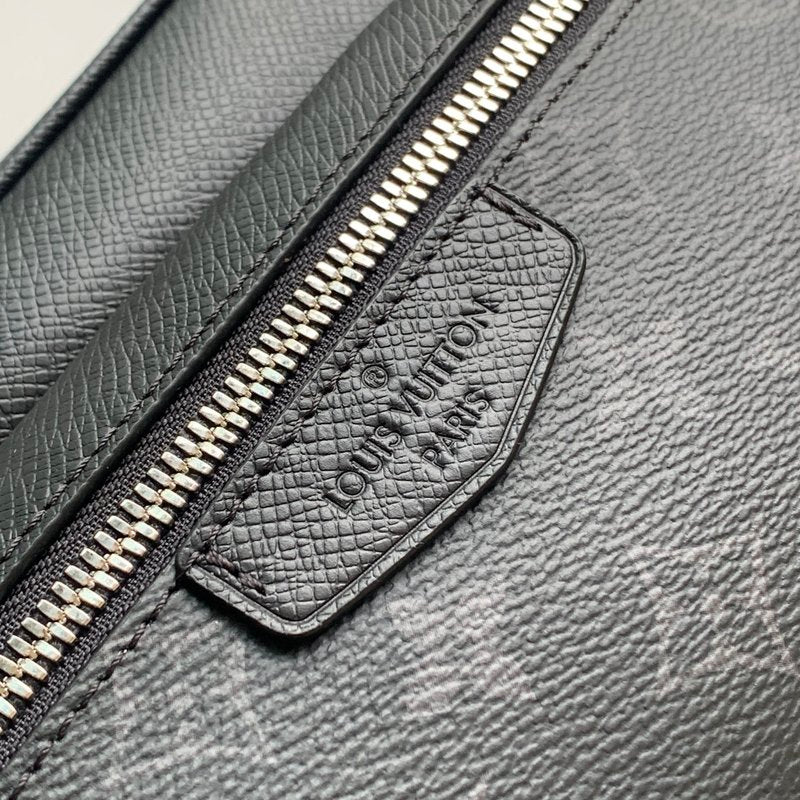 Back view of premium classic women's handbag – women's everyday handbag