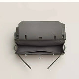 Side view of modernist structured handbag
