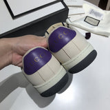 Gucci sneakers detailed view showing premium designer craftsmanship