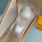 Louis Vuitton Tan Low-Top Sneakers - Detail Shot of Craftsmanship