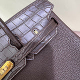 Close-up detail of curated bag design