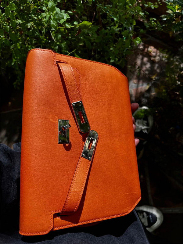  graceful structured bag styled with outfit