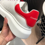Alexander McQueen stone beige luxury sneakers view 9 classic court silhouette