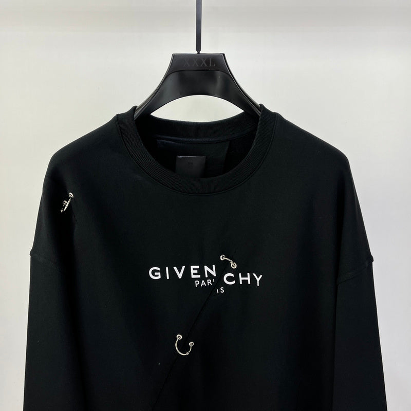 Side profile of Givenchy luxury clothing with contemporary cut