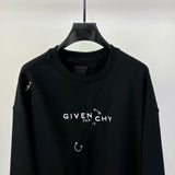Side profile of Givenchy luxury clothing with contemporary cut