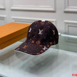 Close-up detail view of Louis Vuitton unisex cap