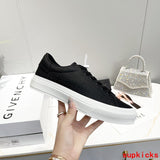 Givenchy Red Low-Top Sneakers - Heel Detail View