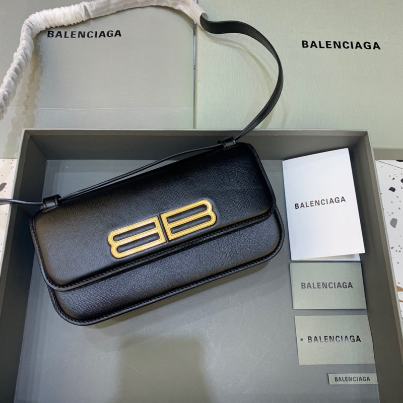 Sophisticated Faux Leather Handbag - Chic Everyday Appeal | Women's Designer-Inspired Purse #410 - side angle view (image 2) of designer-inspired handbag