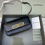 Sophisticated Faux Leather Handbag - Chic Everyday Appeal | Women's Designer-Inspired Purse #410 - side angle view (image 2) of designer-inspired handbag