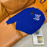Side profile of Louis Vuitton luxury clothing with monogram-inspired silhouette