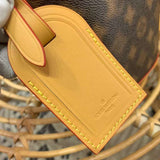 Back view of classic signature women's handbag – women's designer-style accessory