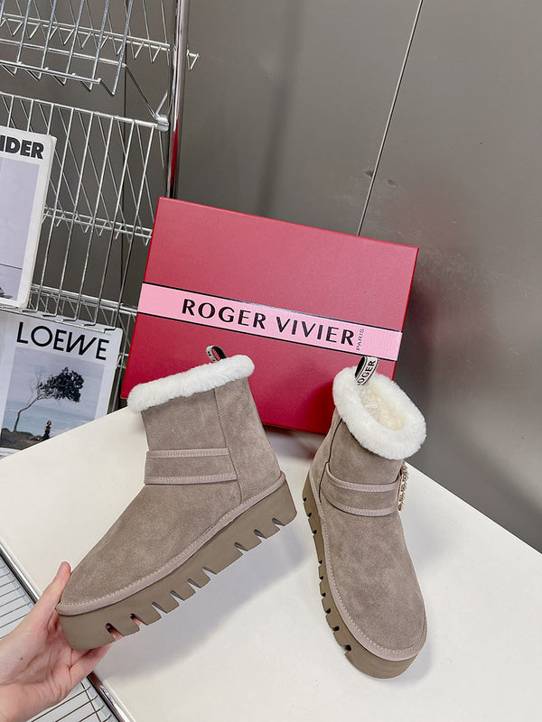 Close-up of Roger Vivier shoes craftsmanship