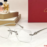 Close-up detail view of Cartier unisex sunglasses