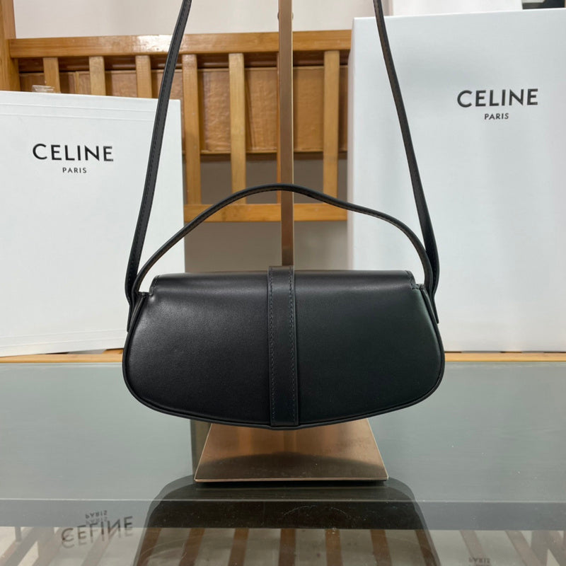 Top view of classic refined women's handbag – women's luxury handbag