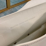 Sophisticated Faux Leather Handbag - Signature Hardware Accents | Women's Premium Handbag #664 - back view (image 4) of designer-inspired handbag