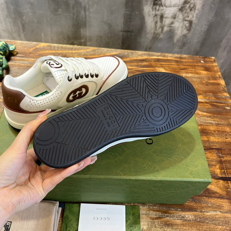 Gucci muted earth tones luxury sneakers view 9 cushioned comfort fit