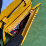 Front view of polished chic women's handbag – women's statement bag