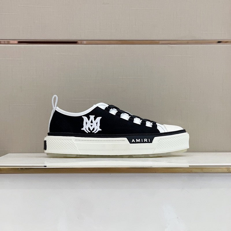 Close-up of Amiri sneakers craftsmanship