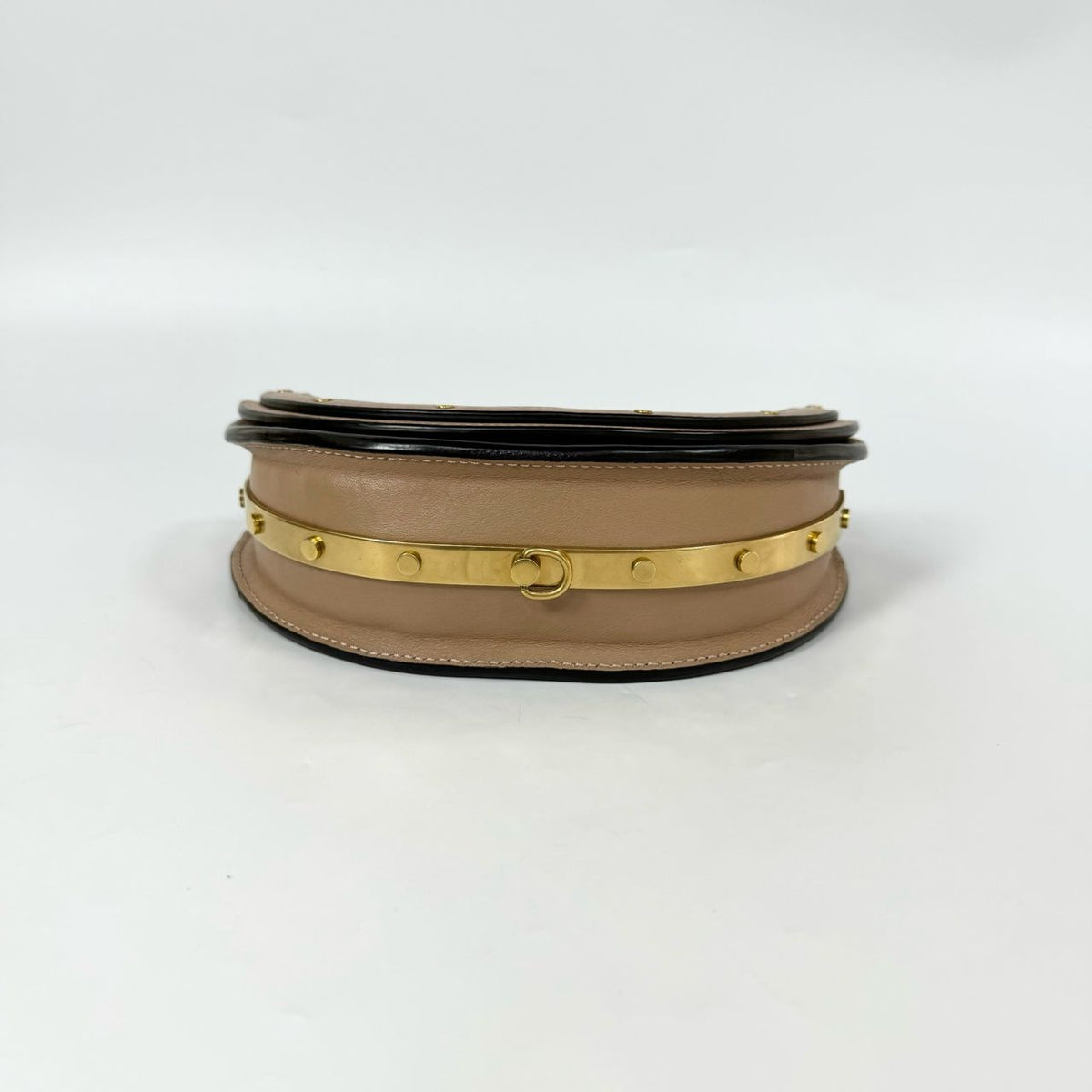 Chloe designer handbag leather closeup detail