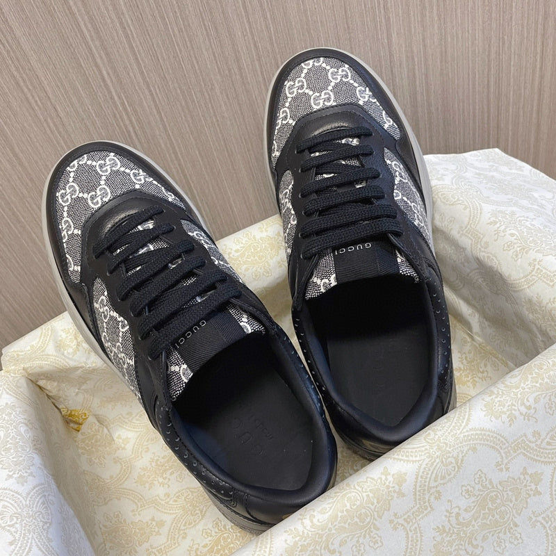 Gucci crisp white luxury sneakers view 5 everyday casual design