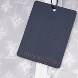 Back view of Louis Vuitton luxury clothing with monogram-inspired silhouette