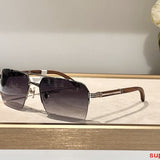 Close-up detail view of Cartier unisex sunglasses
