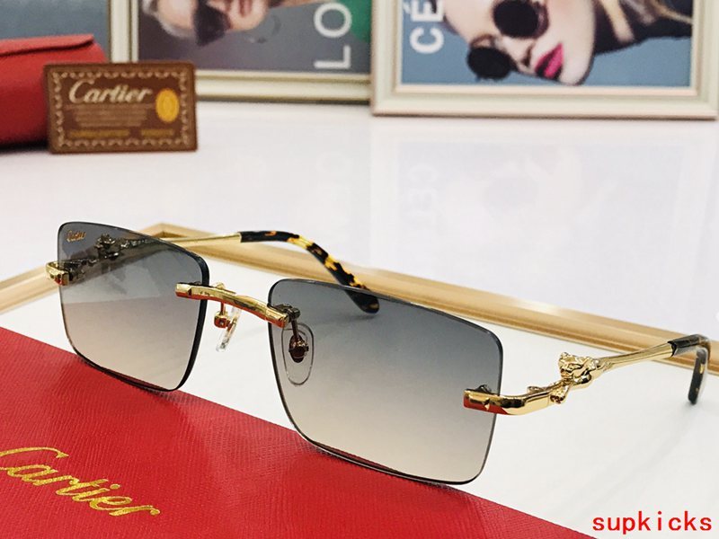 Lifestyle view of Cartier unisex sunglasses