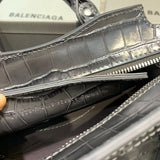 Contemporary Premium PU Leather Handbag - Smooth Faux-Leather Exterior | Women's Luxury Handbag #325 - texture close-up (image 9) of designer-inspired handbag