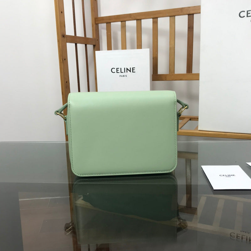 Side profile of sleek chic women's handbag – women's statement bag